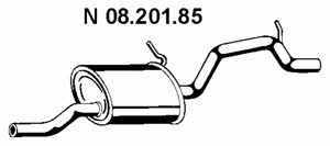 Eberspaecher 08.201.85 End Silencer 0820185