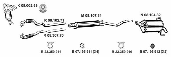 Eberspaecher 082009 Exhaust system 082009