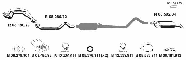  082081 Exhaust system 082081