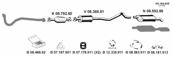  082092 Exhaust system 082092