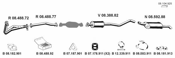 Eberspaecher 082150 Exhaust system 082150