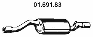 Eberspaecher 01.691.83 End Silencer 0169183