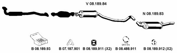 Eberspaecher 082252 Exhaust system 082252