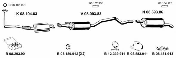 Eberspaecher 082319 Exhaust system 082319