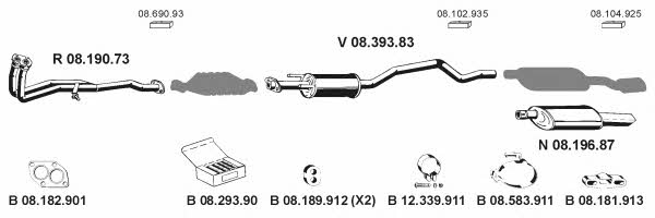 Eberspaecher 082332 Exhaust system 082332