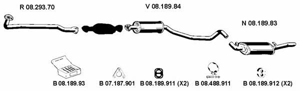 Eberspaecher 082334 Exhaust system 082334