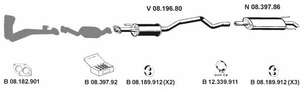  082375 Exhaust system 082375