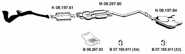 Eberspaecher 082402 Exhaust system 082402