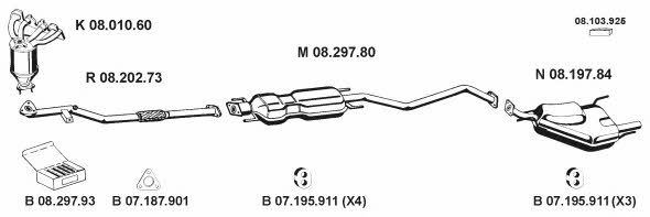 Eberspaecher 082532 Exhaust system 082532