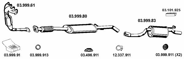 Eberspaecher 032047 Exhaust system 032047