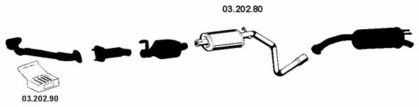 Eberspaecher 032053 Exhaust system 032053