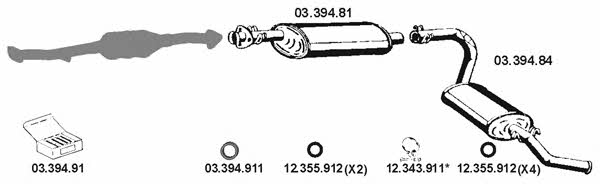  032088 Exhaust system 032088