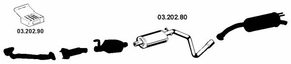 Eberspaecher 032133 Exhaust system 032133