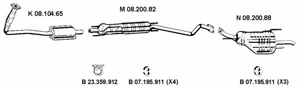  082592 Exhaust system 082592