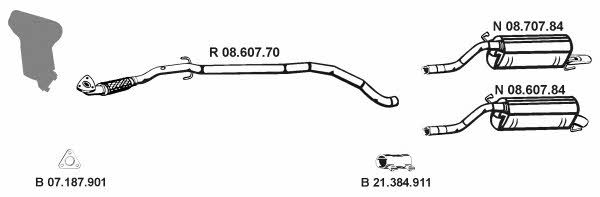 Eberspaecher 082732 Exhaust system 082732