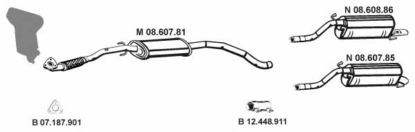  082734 Exhaust system 082734