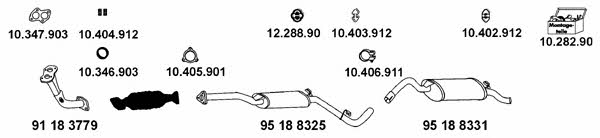 Eberspaecher 10_18 Exhaust system 1018