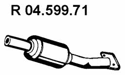 Eberspaecher 04.599.71 Exhaust pipe 0459971