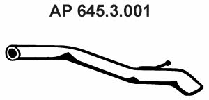 Eberspaecher 645.3.001 Exhaust pipe 6453001