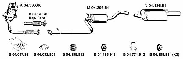  042030 Exhaust system 042030