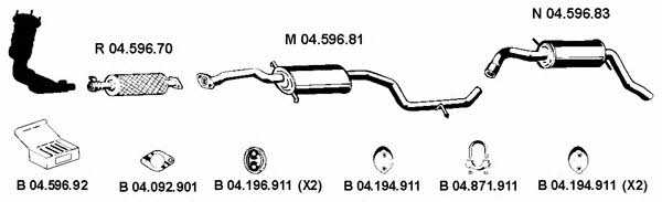  042048 Exhaust system 042048