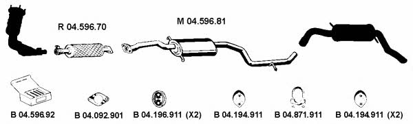  042049 Exhaust system 042049