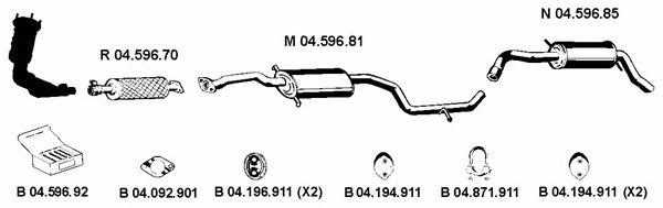  042052 Exhaust system 042052