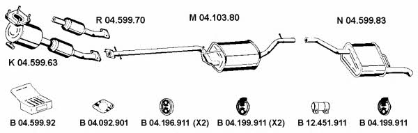  042079 Exhaust system 042079