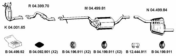  042083 Exhaust system 042083