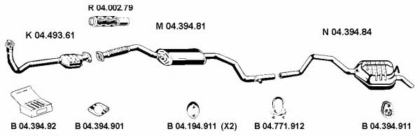  042088 Exhaust system 042088