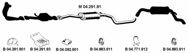  042095 Exhaust system 042095