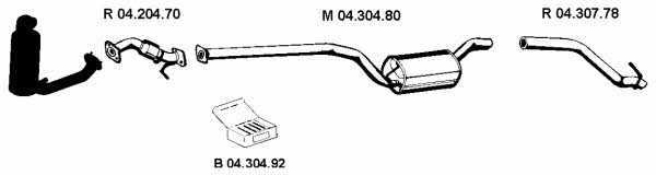 Eberspaecher 042126 Exhaust system 042126