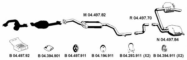  042136 Exhaust system 042136