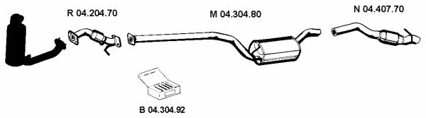 Eberspaecher 042146 Exhaust system 042146