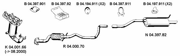  042235 Exhaust system 042235