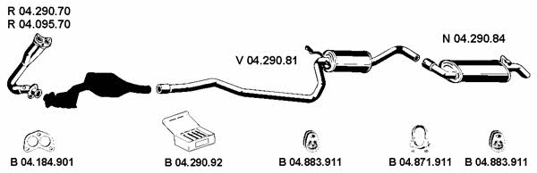 042236 Exhaust system 042236