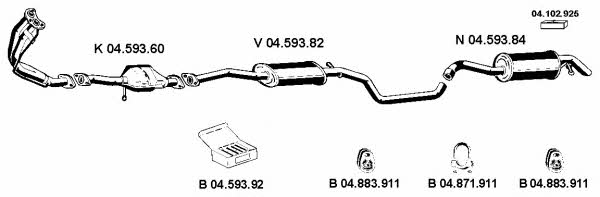  042264 Exhaust system 042264