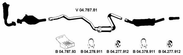 Eberspaecher 042321 Exhaust system 042321