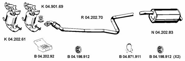  042384 Exhaust system 042384