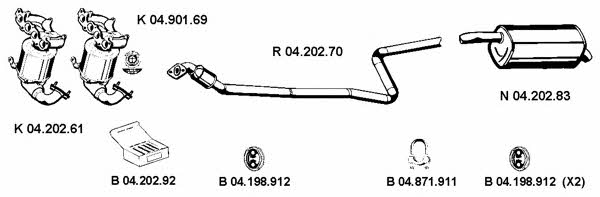  042386 Exhaust system 042386