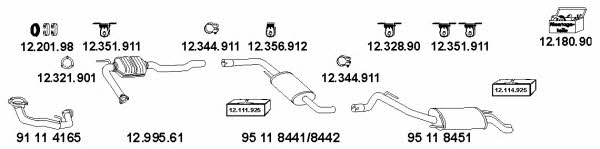 Eberspaecher 12_1483 Exhaust system 121483