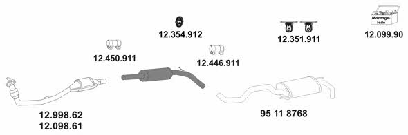  12_167 Exhaust system 12167