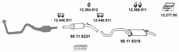  12_196 Exhaust system 12196