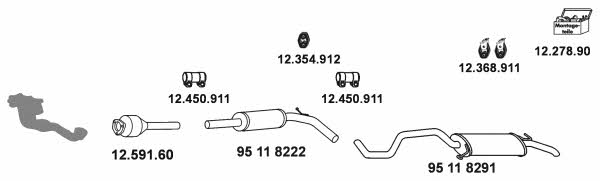  12_215 Exhaust system 12215