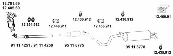  12_234 Exhaust system 12234