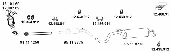  12_234_3 Exhaust system 122343