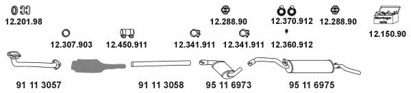 Eberspaecher 12_276 Exhaust system 12276