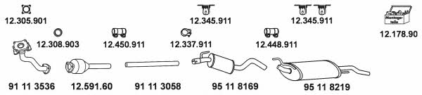  12_388 Exhaust system 12388