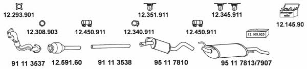 Eberspaecher 12_390 Exhaust system 12390