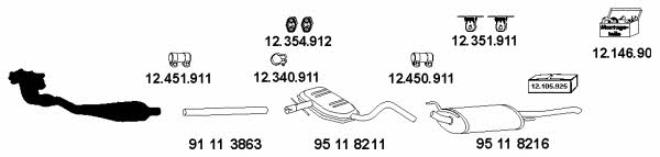 Eberspaecher 12_422 Exhaust system 12422